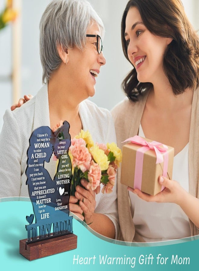 Heartfelt Gifting هدايا للأم من ابنتها - هدايا مميزة للأم في عيد الأم، لوحة تذكارية للأم تحمل معنى خاصاً، هدايا للأم وابنتها "إلى أمي" في عيد الميلاد، عيد الحب، وعيد الفصح - Image 4